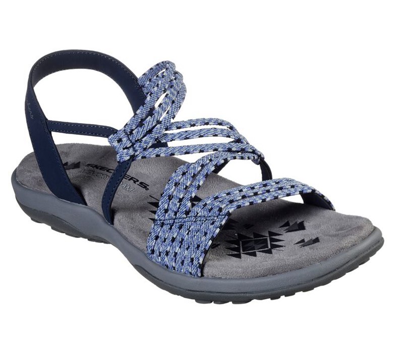 Skechers Reggae Slim - Stretch Appeal - Womens Sandals Navy [AU-FY4171]